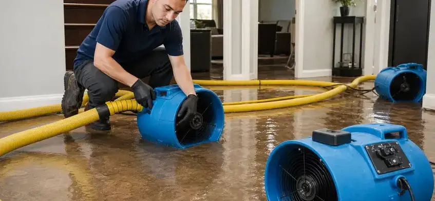Burst pipe cleanup in Peoria, AZ by Sutter Water Damage Restoration